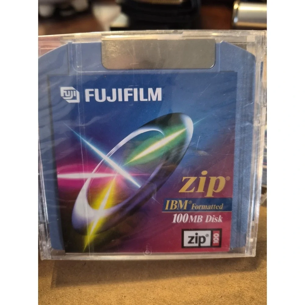 Fujifilm‎ Zip Lot of 3 100mb Disk IBM Formatted new sealed